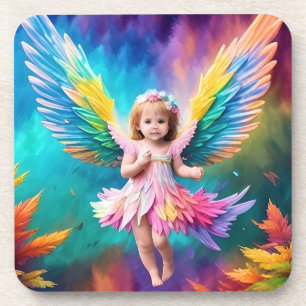 Schattigee Baby Angel Wings Art-38424 Bier Onderzetter