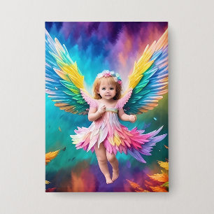 Schattigee Baby Angel Wings Art-38424 Button