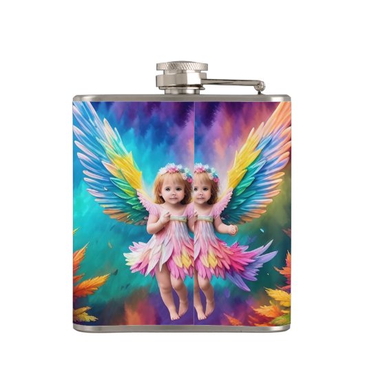 Schattigee Baby Angel Wings Art-38424 Heupfles (Achterkant)