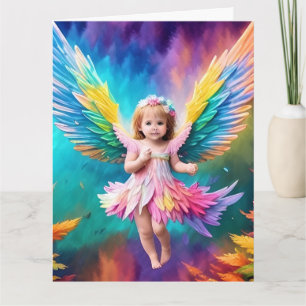 Schattigee Baby Angel Wings Art-38424 Kaart