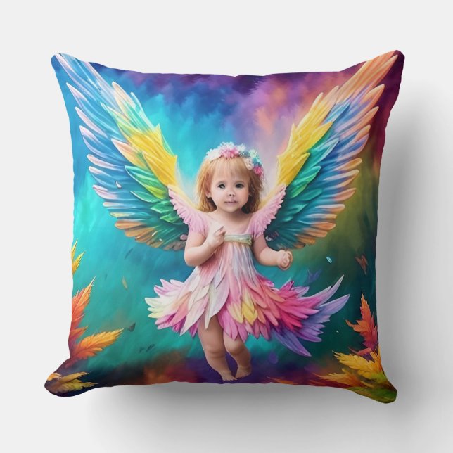 Schattigee Baby Angel Wings Art-38424 Kussen (Voorkant)