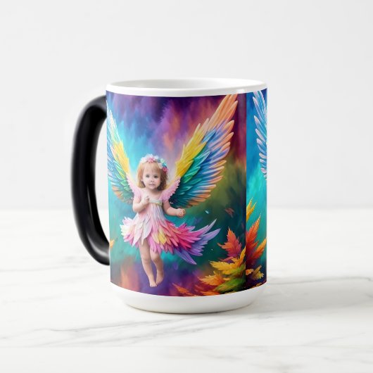 Schattigee Baby Angel Wings Art-38424 Magische Mok (Voorkant links)