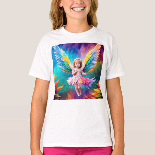 Schattigee Baby Angel Wings Art-38424 T-shirt (Voorkant)