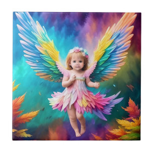 Schattigee Baby Angel Wings Art-38424 Tegeltje