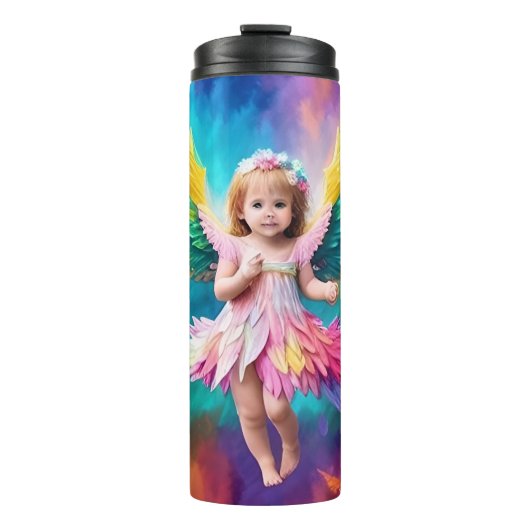 Schattigee Baby Angel Wings Art-38424 Thermosbeker (Voorkant)