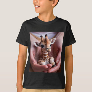 Schattigee Baby Animal Cartoon T-shirt voor kinder
