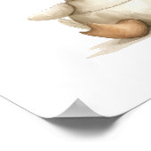 Schattigee Baby Animal Duck Verblijf Schattigee Kw Poster (Hoek)