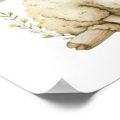 Schattigee Baby Animal Sheep Stand Tall Nursery Ki Poster (Hoek)