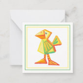 Schattigee baby Behuizing Kaart Notitiekaartje (Voorkant)