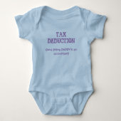 Schattigee Baby "Belastingaftrek" Daddy Accountant Romper (Voorkant)