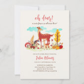 Schattigee Baby Beste Wildlife Forest Baby shower Kaart (Voorkant)