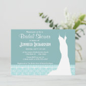 Schattigee baby blauwe cirkels kaart (Staand voorkant)