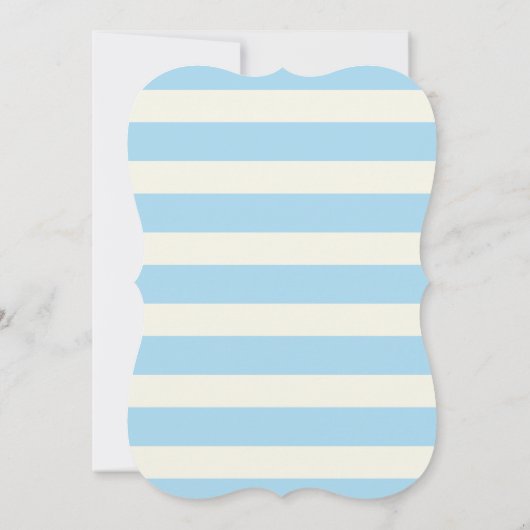 Schattigee baby blauwe walvis; strepen kaart (Achterkant)