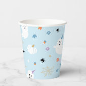 Schattigee Baby Blue Ghost Halloween Papieren Bekers (Voorkant)