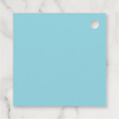 Schattigee Baby Blue Paashaas Gepersonaliseerd Par Bedankjes Labels (Achterkant)