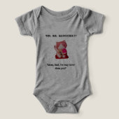 Schattigee Baby Bodysuit - Grappige Babykleding (Design voorkant)