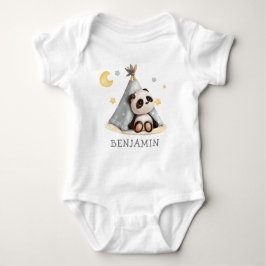 Schattigee Baby Boho Panda Verjaardag Romper