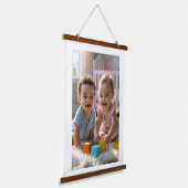 Schattigee Baby Boy & Girl Spelen in een zonovergo Hangend Wandkleed (Gebogen)