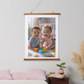 Schattigee Baby Boy & Girl Spelen in een zonovergo Hangend Wandkleed (Slaapkamer)