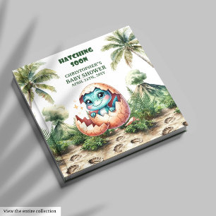 Schattigee Baby Boy Hatching Soon Dinosaur Gastboe Gastenboek