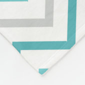 Schattigee baby boy olifant voeg naambericht toe fleece deken (Hoek)