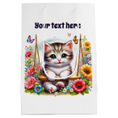 Schattigee baby Cat aanpasbaar Medium Cadeauzakje (Achterkant)