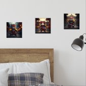 Schattigee Baby Cat Ninjas Print Set van 3 (Slaapkamer)