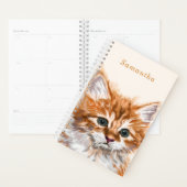 Schattigee Baby Cat Planner met Custom Your Neme (Display)