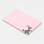 Schattigee Baby Cat Post het Opmerkingen Post-it® Notes (Schuin)