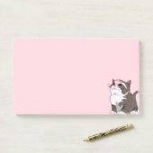 Schattigee Baby Cat Post het Opmerkingen Post-it® Notes (Op bureau)