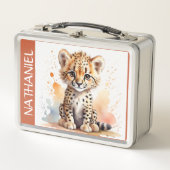 Schattigee Baby Cheetah School Gift Library Custom (Voorkant)