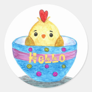 Schattigee Baby Chick Sticker