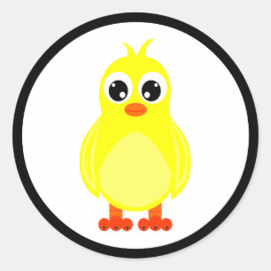 Schattigee Baby Chick Stickers