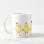 Schattigee Baby Chicken Chicken Lover Gift Fun Sch Koffiemok (Links)