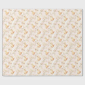 Schattigee Baby Chicks Pastel Farmhouse Wrapping P Cadeaupapier (Vlak)