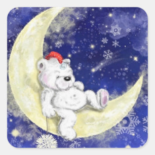 Schattigee Baby Christmas Beer Sticker
