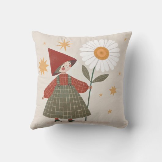 Schattigee Baby Daisy Kussen (Achterkant)