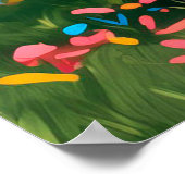 Schattigee baby Dalmatiër bij Urban Park Illustrat Poster (Hoek)