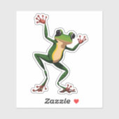 Schattigee Baby Dancing Tree Frog Sticker (Vel)