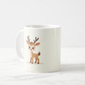 Schattigee Baby Deer Mok | Schattige Fawn Coffee C (Voorkant links)