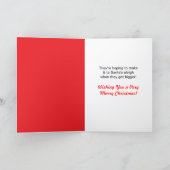 Schattigee Baby Deer Pow-Wow Kerst Kaart (Binnen)