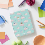 Schattigee baby dieren op wolken monogram iPad cover<br><div class="desc">Onze 'Schattigee Baby Fox In The Clouds' bevat producten in zachte pastelkleuren met wolk-,  ballon- en baby fox-illustraties. De tekst is eenvoudig aan te passen. Bekijk onze winkel voor meer artikelen van dit collectie en neem contact met ons op voor speciale verzoeken.</div>