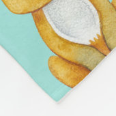 Schattigee Baby Dieren Petting Boerderij Kwekerij Fleece Deken (Hoek)