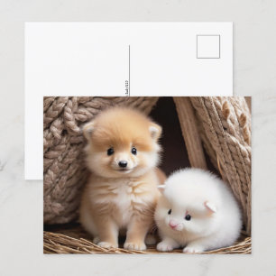 Schattigee Baby Dieren, Postcrossing Briefkaart