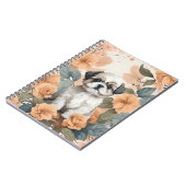 Schattigee Baby Dieren - Shih Tzu Puppy Notitieboek (Linkerzijde)