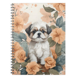 Schattigee Baby Dieren - Shih Tzu Puppy Notitieboek