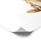 Schattigee baby dierherten zijn wilde kwekerij Kin Poster (Hoek)