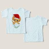 Schattigee Baby Dino Christmas (Ontwerp Voorkant & Achterkant)