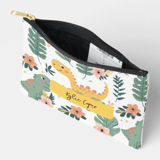 Schattigee Baby Dinosaurs Custom Kinderen Etui (Open)