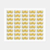 Schattigee Baby Dinosaurs Custom Kinderen Labels (Vel)